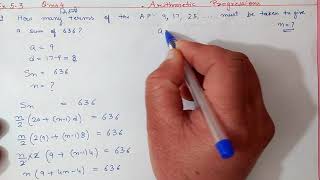 Chapter5 Ex53 Q3 ixx Q45678 Arithmetic Progressions  Ncert Maths Class 10  Cbse [upl. by Sidoeht]