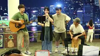 Busking尖沙咀文化中心SerriniLet Us Go Then You and ICover By Wanted Music20230715 [upl. by Caassi]