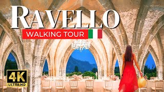 Escape to Ravello Italys Most Beautiful View amp Villa Rufolo 🇮🇹 4k [upl. by Hanas]