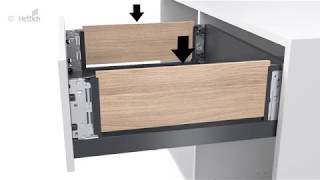 Drawer system AvanTech YOU Inlay Assembly animation [upl. by Icrad]