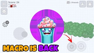 DESTROYING SERVER WITH MACRO🧁AGARIO MOBILE [upl. by Fernas]