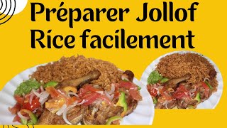 COMMENT CUISINER JOLLOF RICE  RIZ AU GRAS FACILEMENT EN 2024 [upl. by Lilaj]