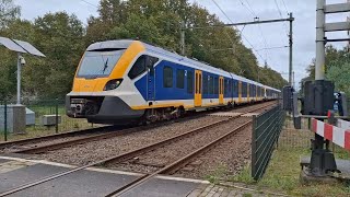 20241009 1442 uur Spoorwegovergang Doctor Albert Schweitzerlaan Laren NS SNG 2347 amp 2746 [upl. by Pollock702]