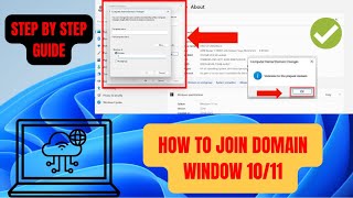 How to Join a Domain Server in Windows 10 and 11 [upl. by Hajed548]