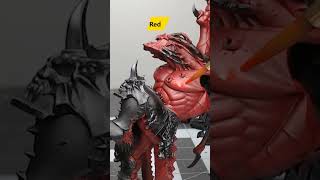 Lets Paint Red Demon Skin shorts warhammer40k paintingminiatures paintingideas [upl. by Llewon]