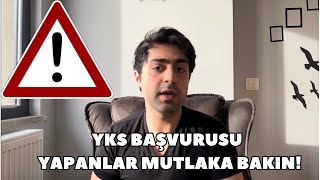 DİKKAT YKS İçin Ek Puan Ve Süre Başvurusu Hakkında Bilgi [upl. by Suolkcin]