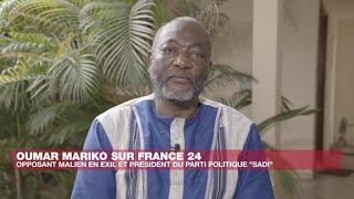 Oumar Mariko opposant malien  quotAssimi Goïta et ses camarades sont lobstacle à la paix au Maliquot [upl. by Nagoh]