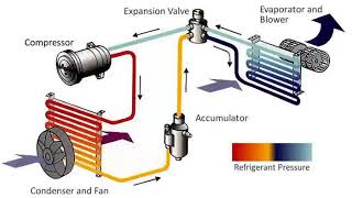 Car AC Working Explained in Hindi  Animation  English [upl. by Fiden]