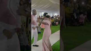 The sweetest Bridal dance shortvideo shorts dance bridaldress rhumba wedding africadance [upl. by Braeunig]