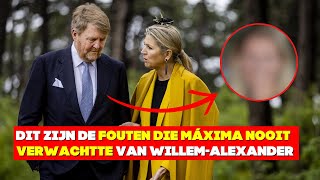 Koninklijke Fouten Dit Heeft Maxima WillemAlexander Vergeven [upl. by Aelanej2]