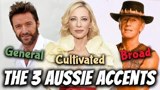 The 3 Australian Accents General Cultivated amp Broad  Australian Pronunciation [upl. by Ron]