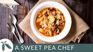 Easy Minestrone  A Sweet Pea Chef [upl. by Nova]