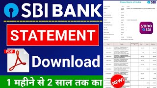 Sbi bank statement kaise nikate hai  sbi statement pdf download  bank statement  sbi [upl. by Susanetta]