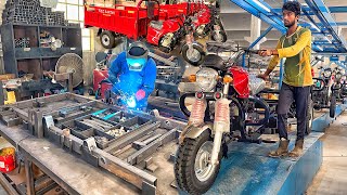 Amazing Manufacturing Process of Tez Raftar Loader Rickshaw [upl. by Gesner]