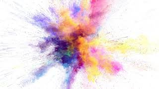 4K Color Explosion on WHITE Background [upl. by Cini]