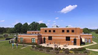 Drone flies over Southside Virginia Community College SVCC [upl. by Aerdnael]