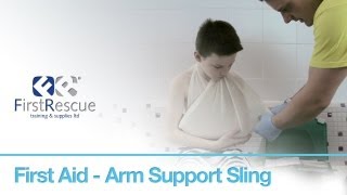 First Aid  Arm Support Sling [upl. by Agbogla213]