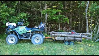 homemade atv trailer  carrello quad fai da te [upl. by Blackmun]