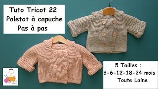 Faire un Bonnet bébé  enfant au CROCHET avec tableau des tailles [upl. by Atsyrhc426]