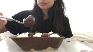 EATING Profiterole Relaxing Eating ShowEating Sounds [upl. by Darton469]