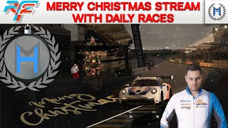 rFactor 2 Online  Merry Christmas Stream with Daily Races [upl. by Gariepy]