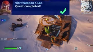 Visit Weapon X Lab Fortnite [upl. by Atiuqram]