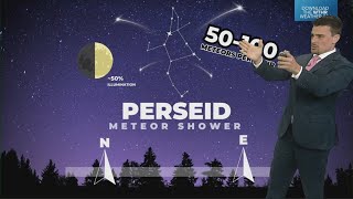 Where to look to see the most meteors tonight  Perseid Meteor Shower 2024 [upl. by Kutzenco180]