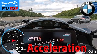 BMW K1600GT 2023  ACCELERATION  Gopro GPS and DRAGY measured [upl. by Haron]