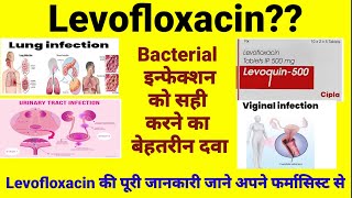 Levofloxacin 500 mgLevofloxacin tablets ip 500 mg usesdoseside effects in hindi [upl. by Aitnahs]