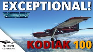 SimWorks Studios Kodiak 100  Exceptional  Review and Okavango Bush Flight [upl. by Vincenta]