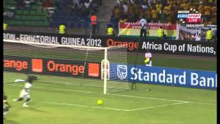 African Nations Cup 2012 Ghana 2  0 Mali [upl. by Rtoip]