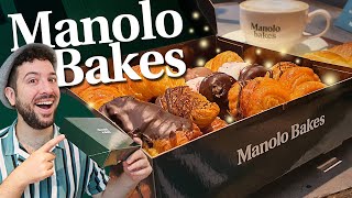 ¡COMIENDO TODOS LOS MANOLITOS Probando MANOLO BAKES por primera vez pido todos los croissants [upl. by Lennod]