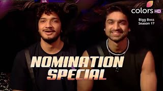 Bigg Boss 17  Nomination Special Task Me Munawar Aur Abhishek Ne Gharwalon Ko Diya Jhatka [upl. by Ahsenaj]