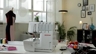 BERNINA Overlocker L 450 erste Schritte Nähvorbereitung [upl. by Pru]