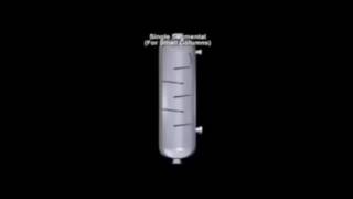 VaporLiquid Flow in a Baffle Column Demonstration [upl. by Assennev34]