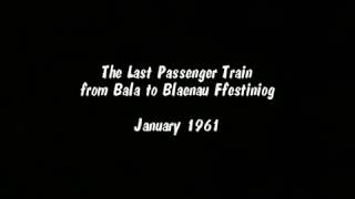 The Last Train From Bala Junction To Blaenau Ffestiniog [upl. by Armilla]