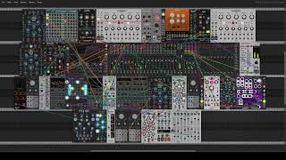 IDM TECHNO PATCH in VCV RACK with new GEODESICS module [upl. by Enert]