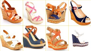 Alta exigencia Mujer Fiesta Zapatos Colección Sandalias cuña [upl. by Oicnanev830]