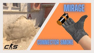 EASY MIRAGE CONNECTOR SMOKE ON MID NO GAP CS2 [upl. by Nash]