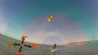 Kitesurfing lesson how to water start [upl. by Mitinger680]