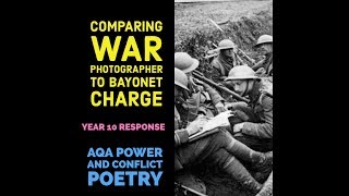 Example response War Photographer and Bayonet Charge [upl. by Veda]