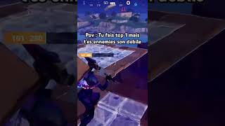 Tu fais top 1 mais t’es ennemies son debile fortnite clips humor humor postparty [upl. by Ailam117]