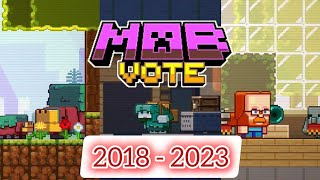 all mob vote20182023 minecraft [upl. by Apthorp68]