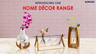 Borosil Home Decor  Elegance Made Easy with Borosil Vases  3 Aesthetic Home Decor Products [upl. by Rajewski]