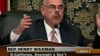 Waxman Threatens to Kick Issa Out of Hearing Room [upl. by Selle]