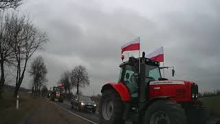 Protest pułtuskich rolników [upl. by Ekal]