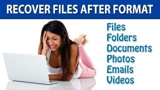 How To Recover Files After Formatting PC  Step by Step Tutorial [upl. by Nylloh]