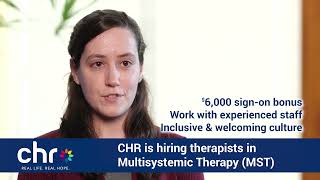 Join the Multisystemic Therapy Team MST at CHR [upl. by Mutz]