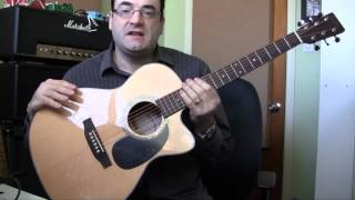 Sigma 000MC1STE Acoustic Guitar Review [upl. by Noskcire728]