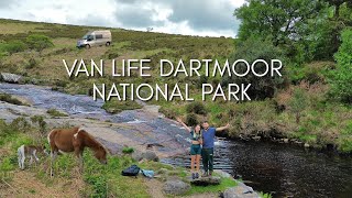 VAN LIFE UK  Dartmoor National Park Devon  Wild swimming hiking [upl. by Florie]